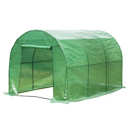 Gardenised Green Outdoor Portable Garden Plant Walk-In Greenhouse and Garden Hot House Waterproof QI004526